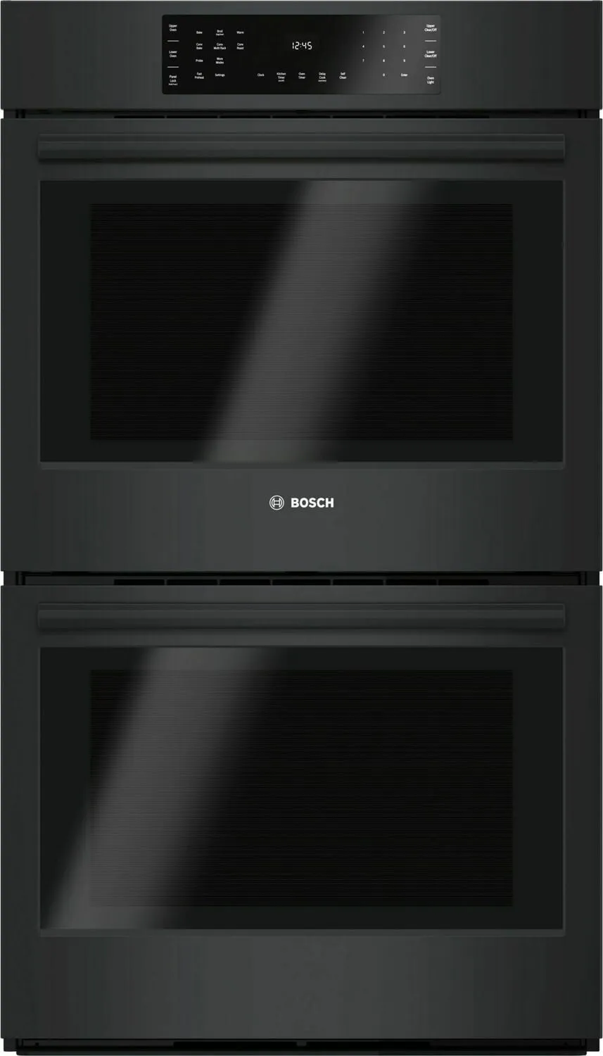 Bosch HBL8661UC 800 Series, 30", Double Wall Oven, Bl, Eu Conv./Thermal, Touch Control Double Wall Ovens built-in double oven 30 inch