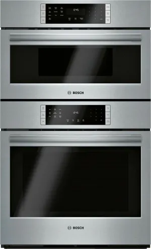Bosch HBL8753UC 800 Series Combination Oven 30'' Stainless Steel Hbl8753Uc Microwave Wall Oven Combos built-in oven microwave combo stainless