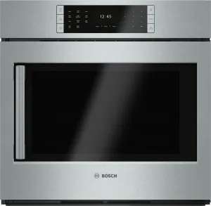 Bosch HBLP451RUC Benchmark Series, 30", Single Wall Oven, Ss, Eu Conv., Tft Touch Control, Right Swing Single Wall Ovens electric wall oven with convection