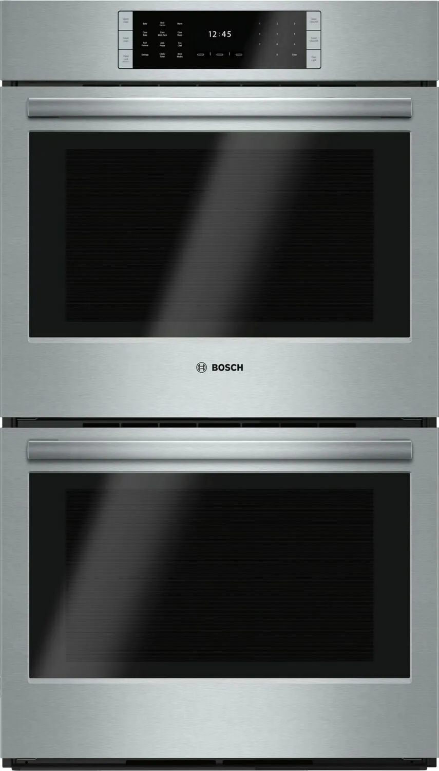 Bosch HBLP651UC Benchmark Series, 30", Double Wall Oven, Ss, Eu Conv./Eu Conv., Tft Touch Control Wall Ovens 27 inch wall oven built-in