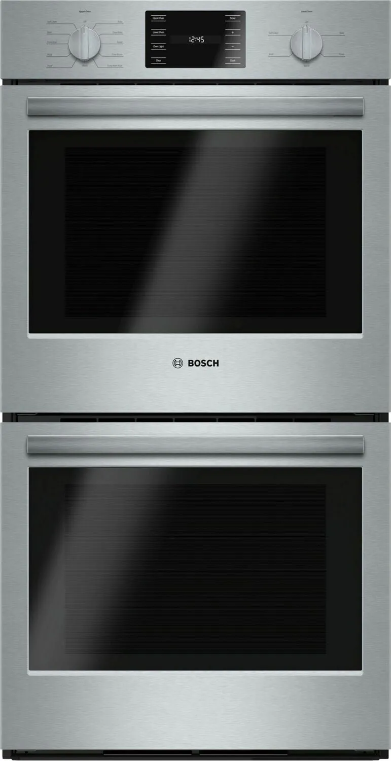 Bosch HBN5651UC 500 Series, 27", Double Wall Oven, Ss, Eu Conv./Thermal, Knob Control Wall Ovens oven with smart temperature control
