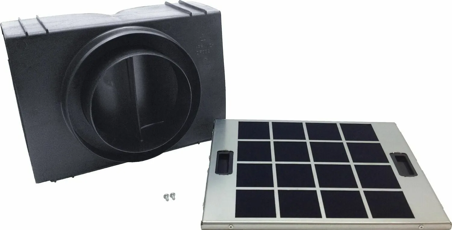 Bosch HIREC5UC Recirculation Kit For Island Hood Hood Accessories charcoal filters for range hoods