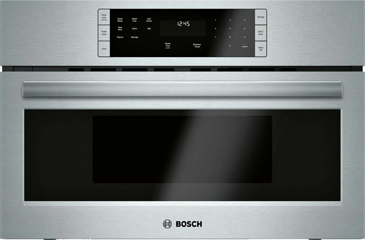 Bosch HMB50152UC 500 Series, 30", Microwave, Ss, Drop Down Door Microwave Ovens large capacity kitchen microwave