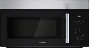 Bosch HMV1055U 100 Series Over-The-Range Microwave 30" Left Sideopening Door, Stainless Steel Microwave Ovens smart sensor microwave oven