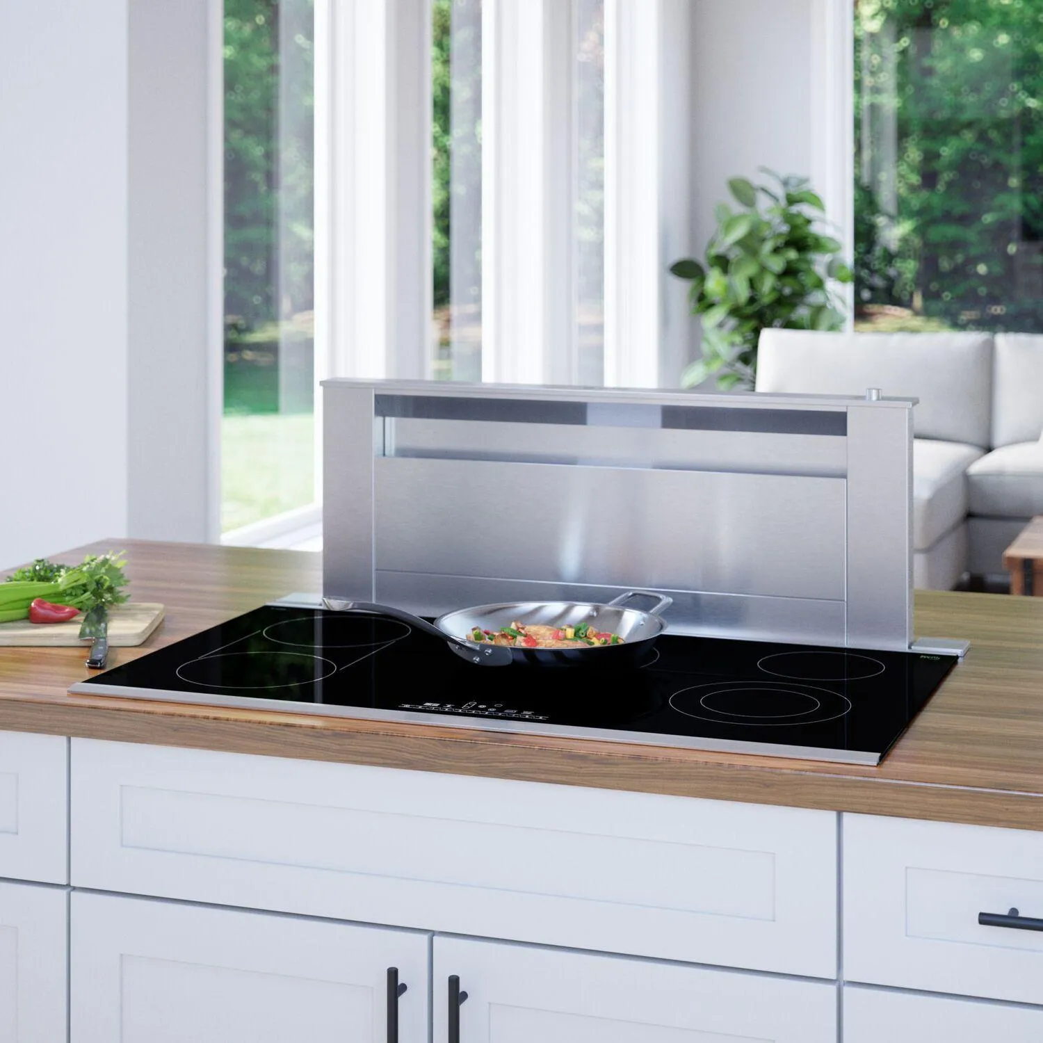 Bosch NET8669SUC 800 Series Electric Cooktop 36'' Black, Surface Mount With Frame Net8669Suc