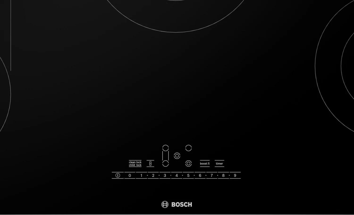 Bosch NET8669UC 800 Series Electric Cooktop 36'' Black, Surface Mount Without Frame Net8669Uc Electric slide-in electric cooking range