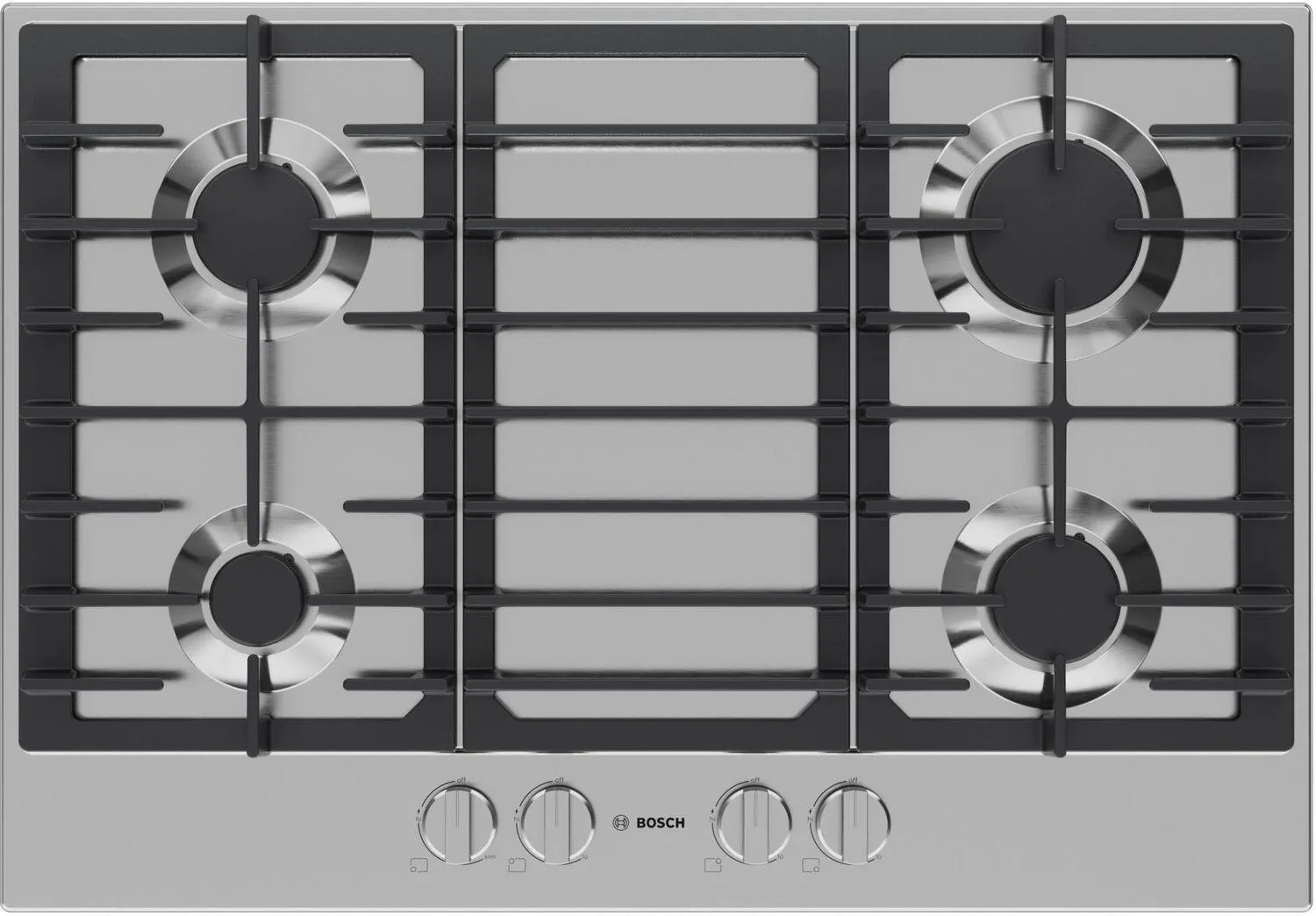 Bosch NGM3051UC 300 Series Gas Cooktop Stainless Steel Gas 4 burner gas range for kitchen