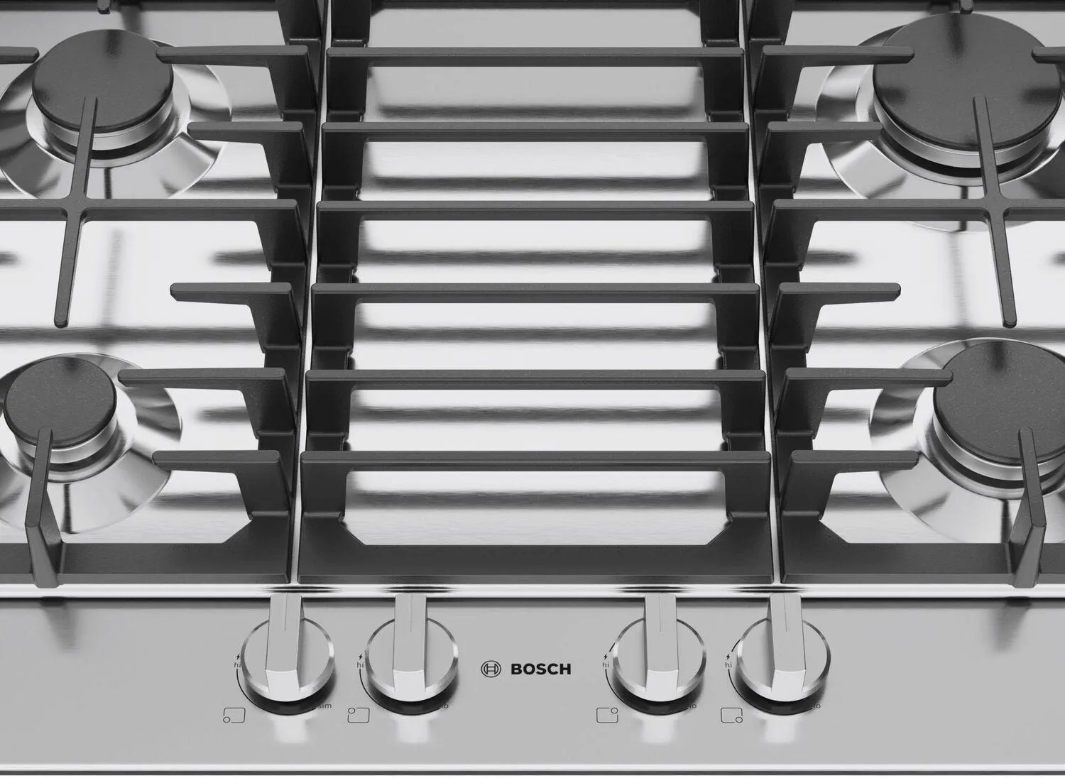 Bosch NGM3051UC 300 Series Gas Cooktop Stainless Steel