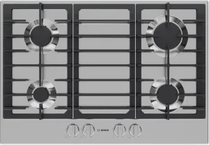 Bosch NGM3051UC 300 Series Gas Cooktop Stainless Steel Cooktops ceramic electric cooktops