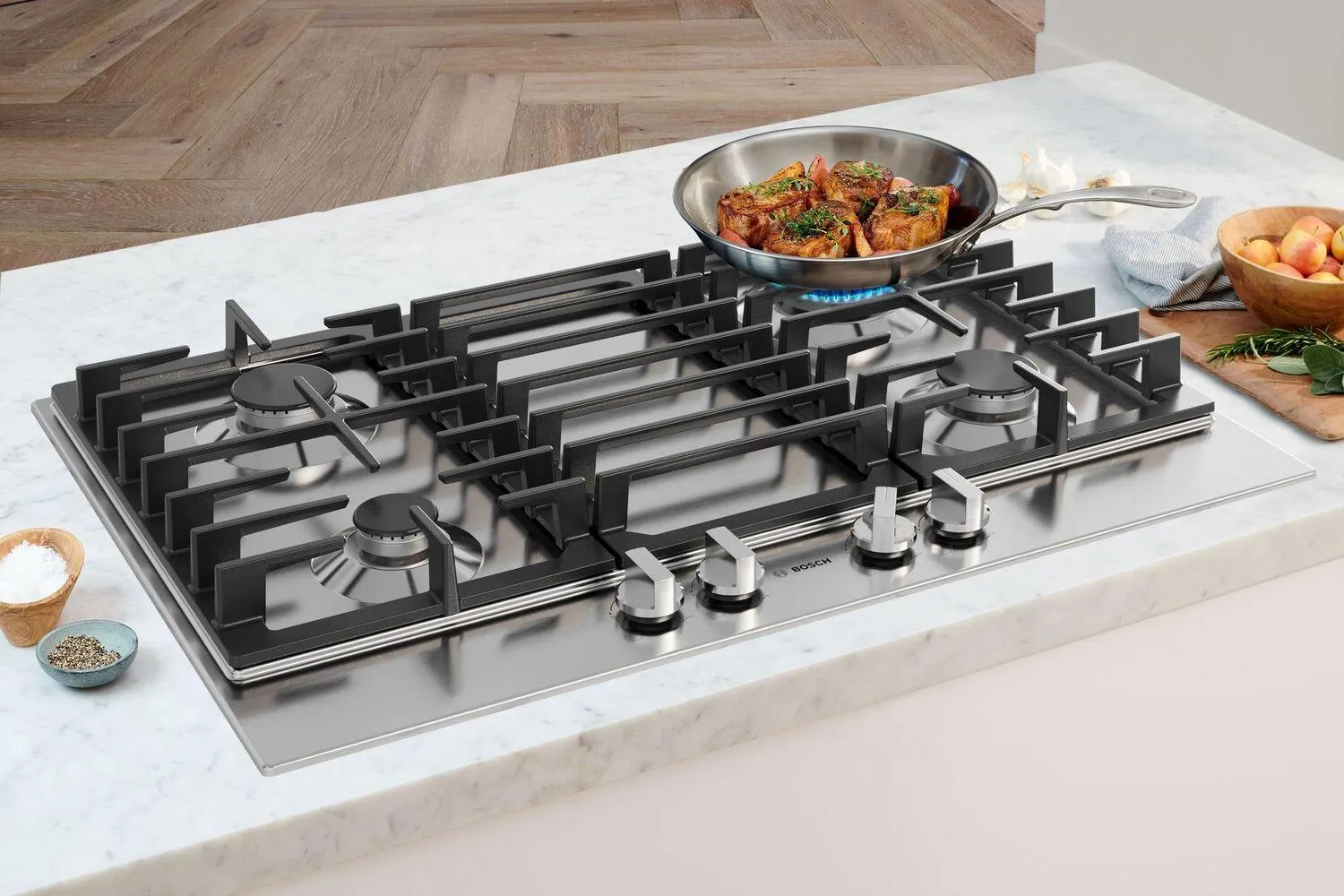 Bosch NGM3051UC 300 Series Gas Cooktop Stainless Steel