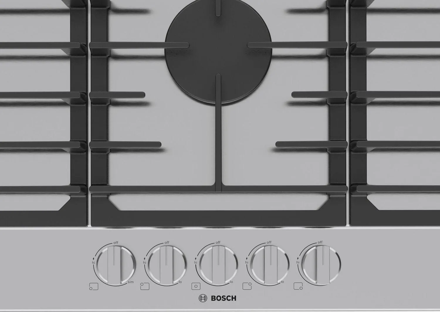 Bosch NGM3650UC 300 Series Gas Cooktop Stainless Steel