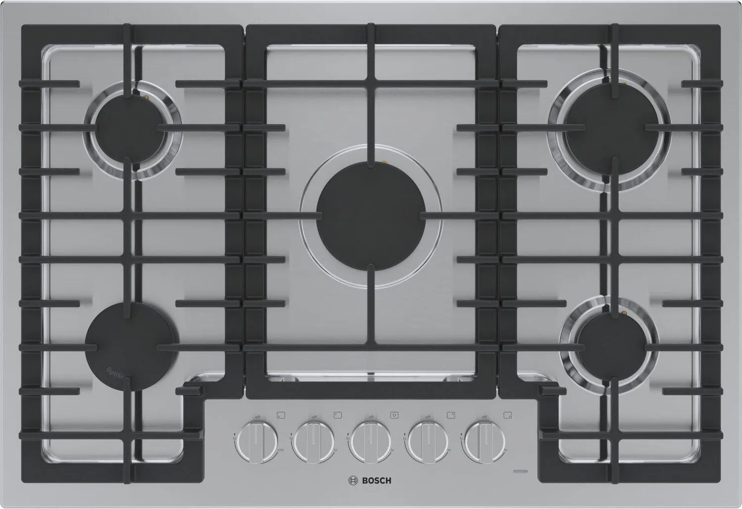 Bosch NGM5059UC 500 Series Gas Cooktop 30" Stainless Steel Ngm5059Uc Gas 4 burner gas range for kitchen