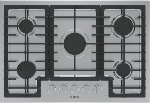 Bosch NGM5059UC 500 Series Gas Cooktop 30" Stainless Steel Ngm5059Uc Gas 4 burner gas range for kitchen