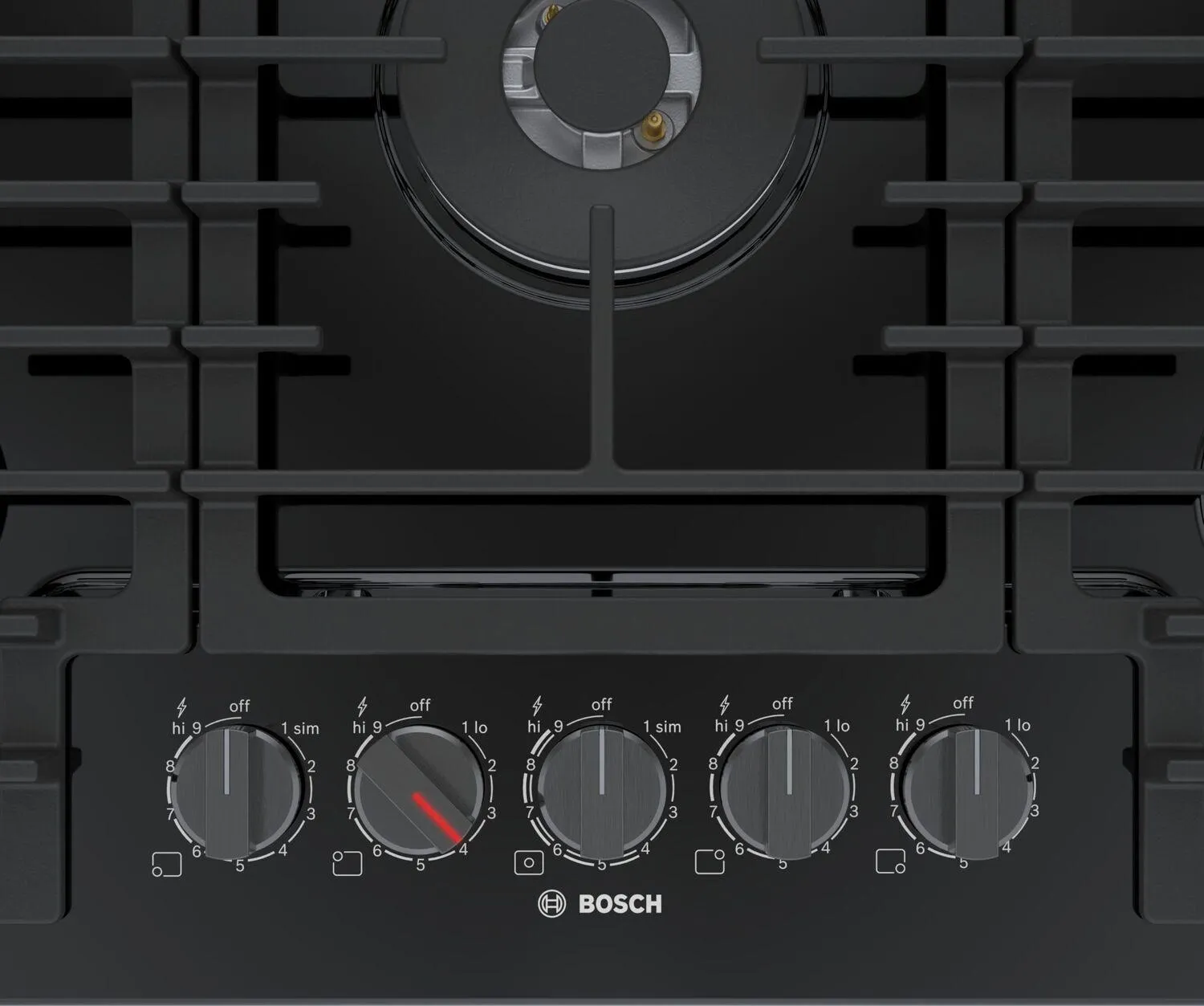 Bosch NGM8049UC 800 Series Gas Cooktop 30" Black Ngm8049Uc