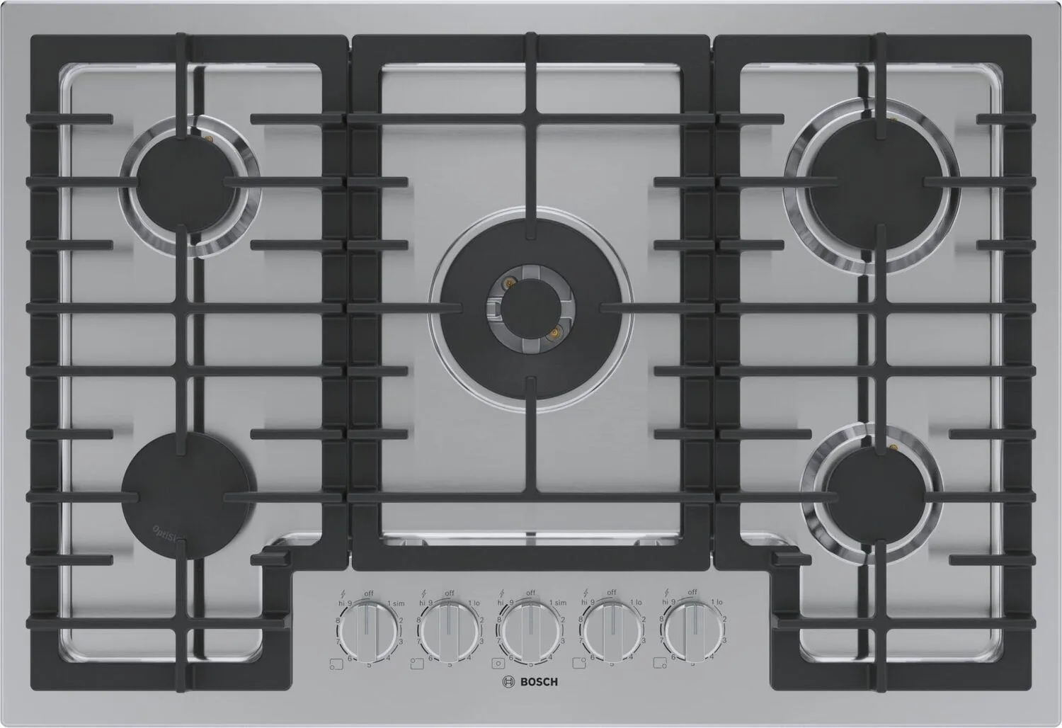 Bosch NGM8058UC 800 Series Gas Cooktop 30'' Stainless Steel Ngm8058Uc Gas 4 burner gas range for kitchen