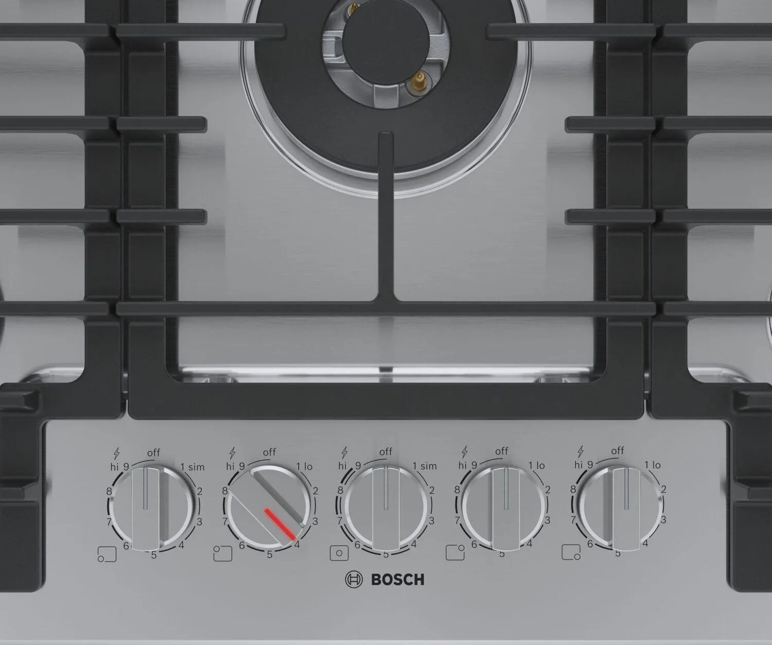 Bosch NGM8058UC 800 Series Gas Cooktop 30'' Stainless Steel Ngm8058Uc