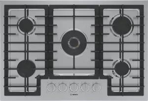 Bosch NGM8058UC 800 Series Gas Cooktop 30'' Stainless Steel Ngm8058Uc Gas 4 burner gas range for kitchen