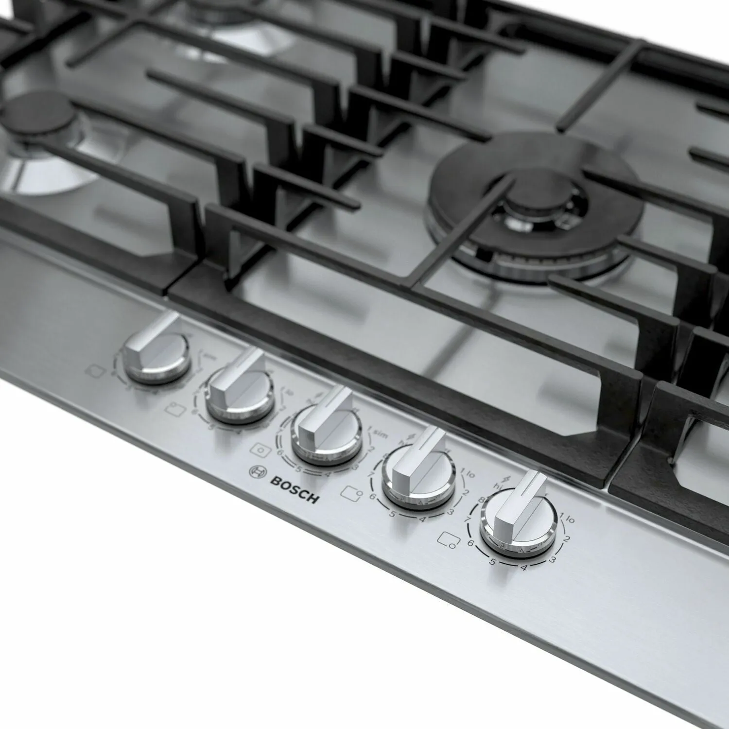 Bosch NGM8657UC 800 Series Gas Cooktop 36'' Stainless Steel Ngm8657Uc