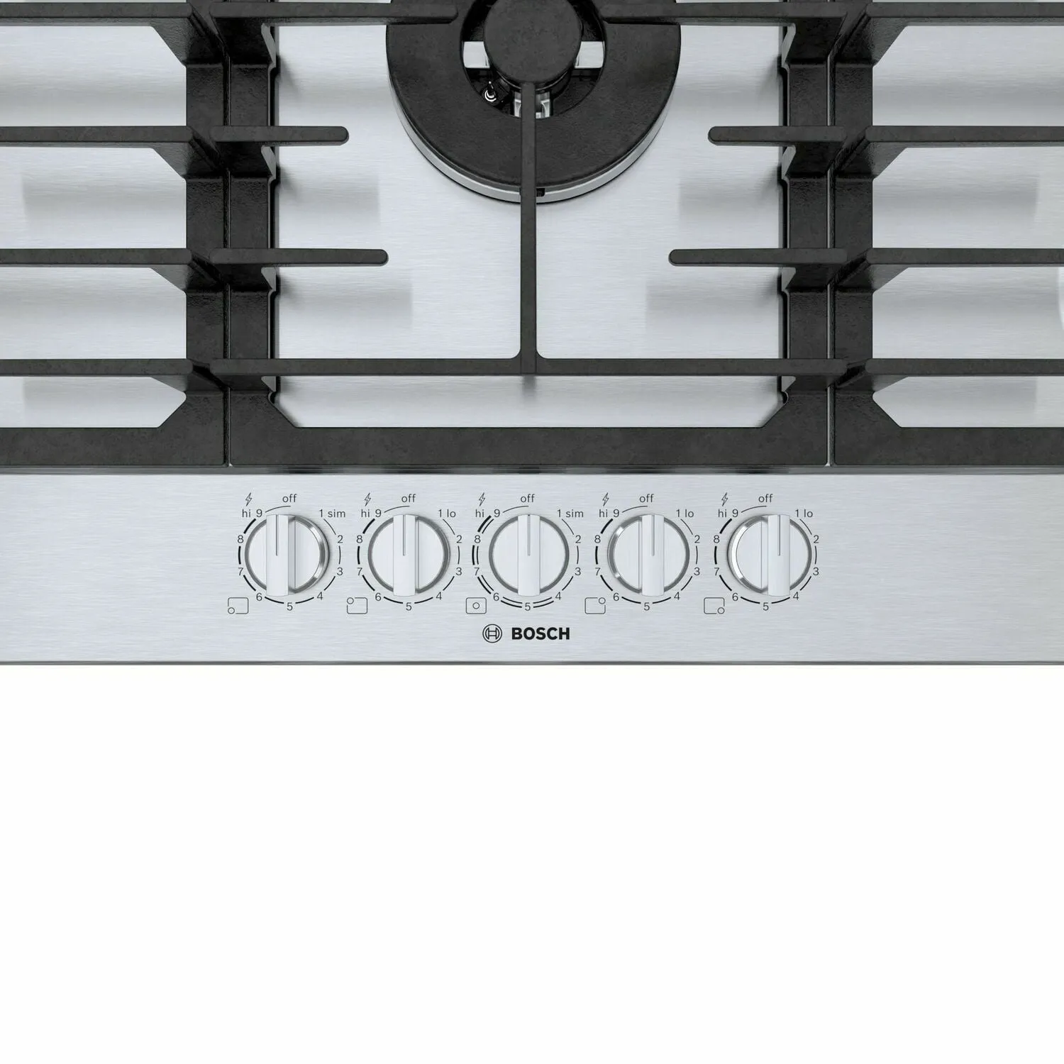 Bosch NGM8657UC 800 Series Gas Cooktop 36'' Stainless Steel Ngm8657Uc