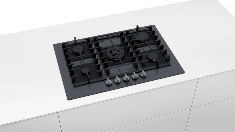 Bosch NGMP077UC Benchmark? Gas Cooktop 30'' Hard Glass, Dark Silver Ngmp077Uc