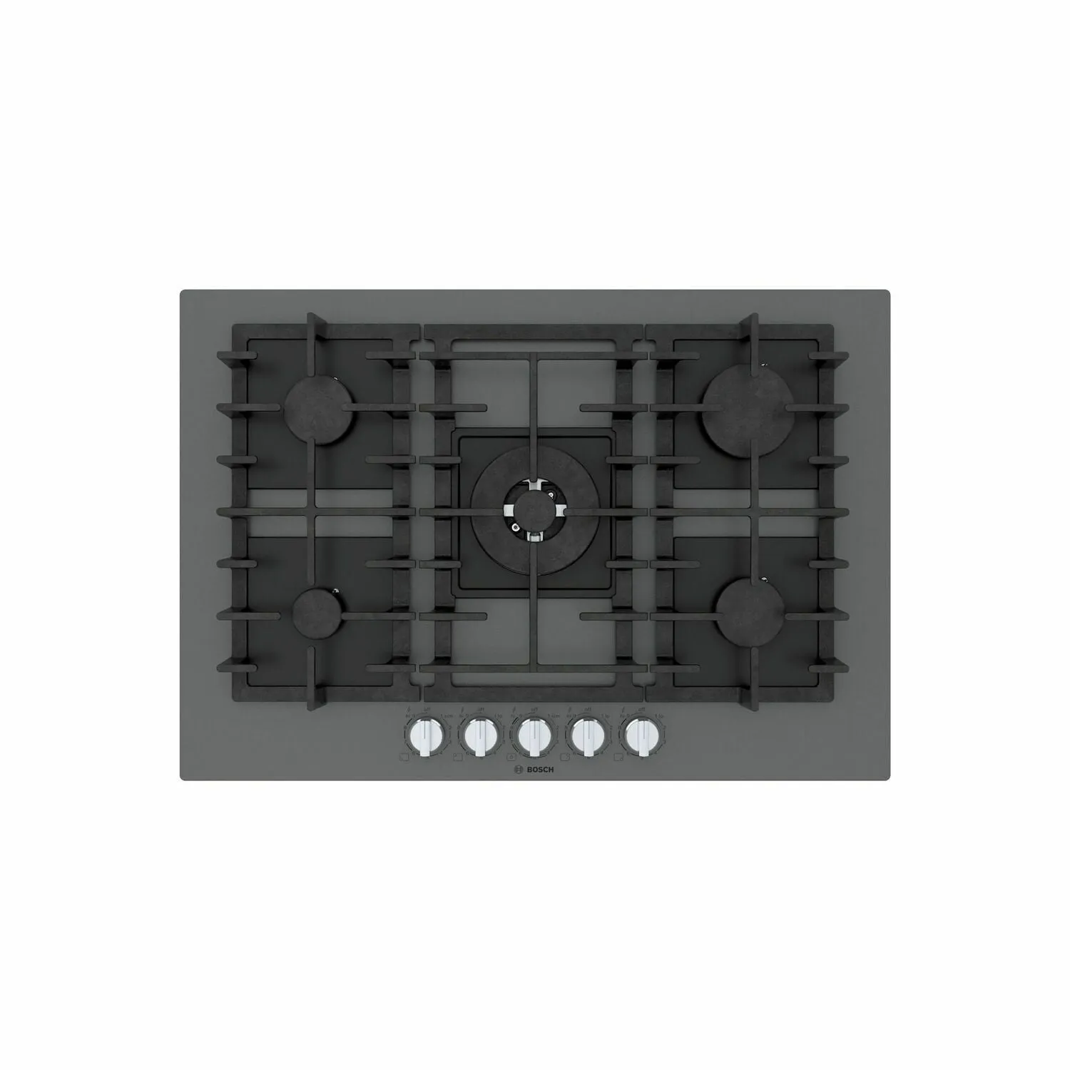Bosch NGMP077UC Benchmark? Gas Cooktop 30'' Hard Glass, Dark Silver Ngmp077Uc