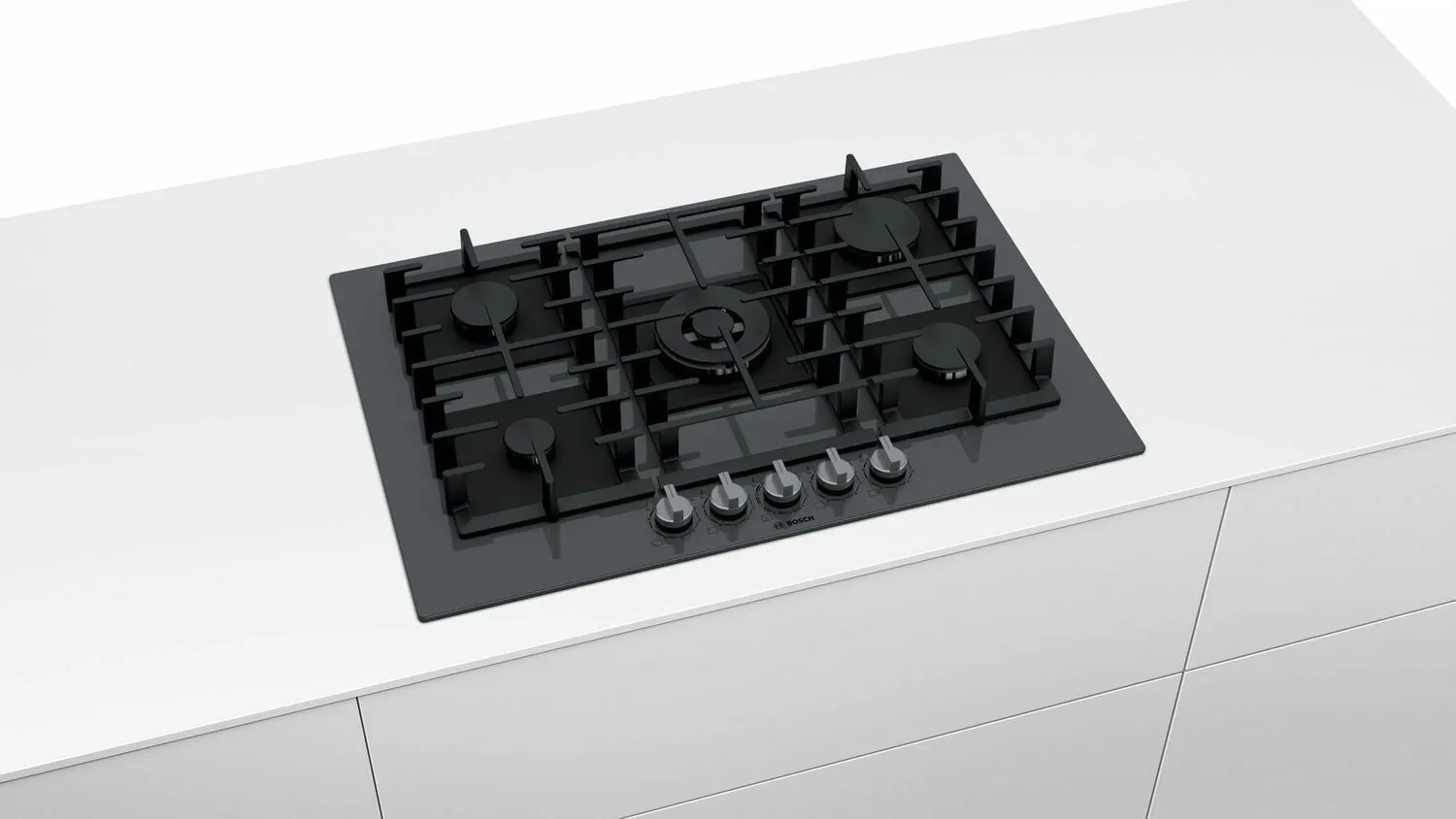 Bosch NGMP077UC Benchmark? Gas Cooktop 30'' Hard Glass, Dark Silver Ngmp077Uc