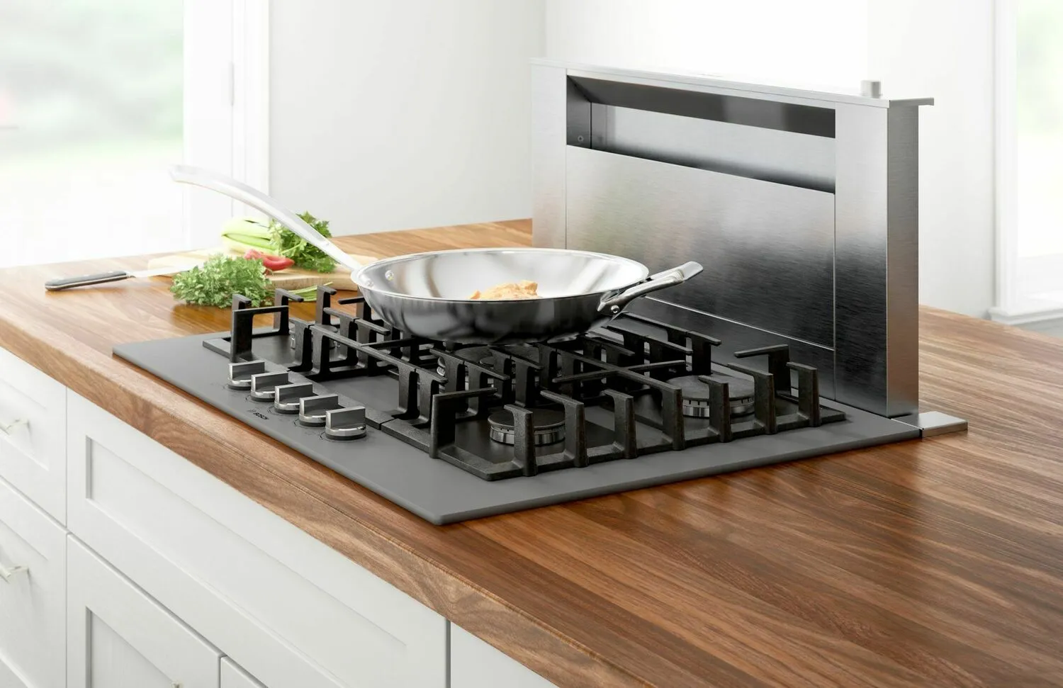 Bosch NGMP077UC Benchmark? Gas Cooktop 30'' Hard Glass, Dark Silver Ngmp077Uc