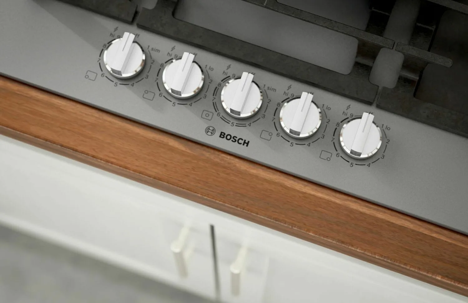 Bosch NGMP077UC Benchmark? Gas Cooktop 30'' Hard Glass, Dark Silver Ngmp077Uc
