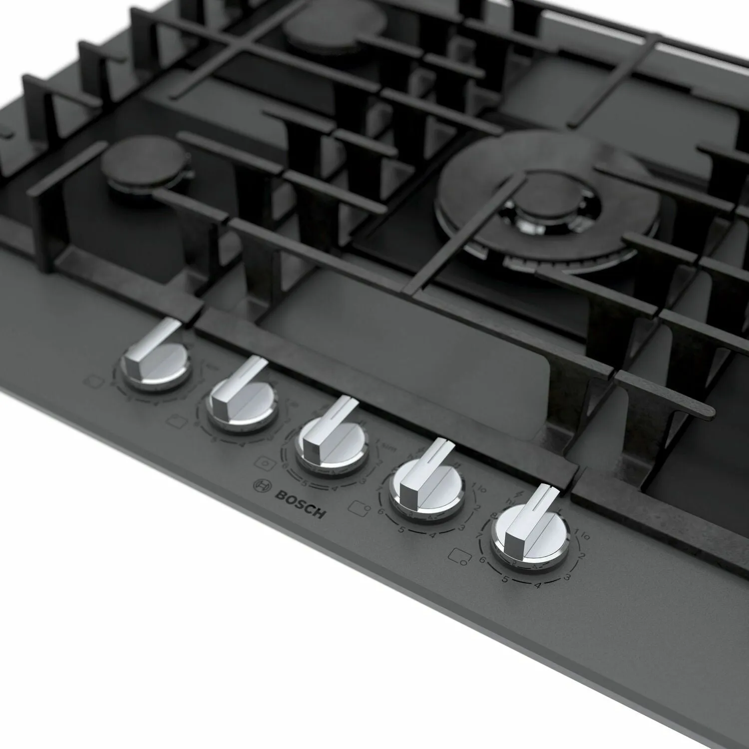 Bosch NGMP077UC Benchmark? Gas Cooktop 30'' Hard Glass, Dark Silver Ngmp077Uc