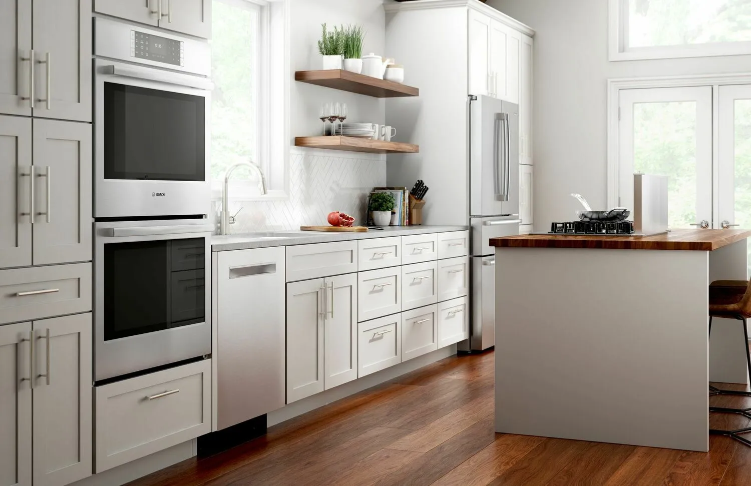 Bosch NGMP677UC Benchmark? Gas Cooktop 36'' Hard Glass, Dark Silver Ngmp677Uc