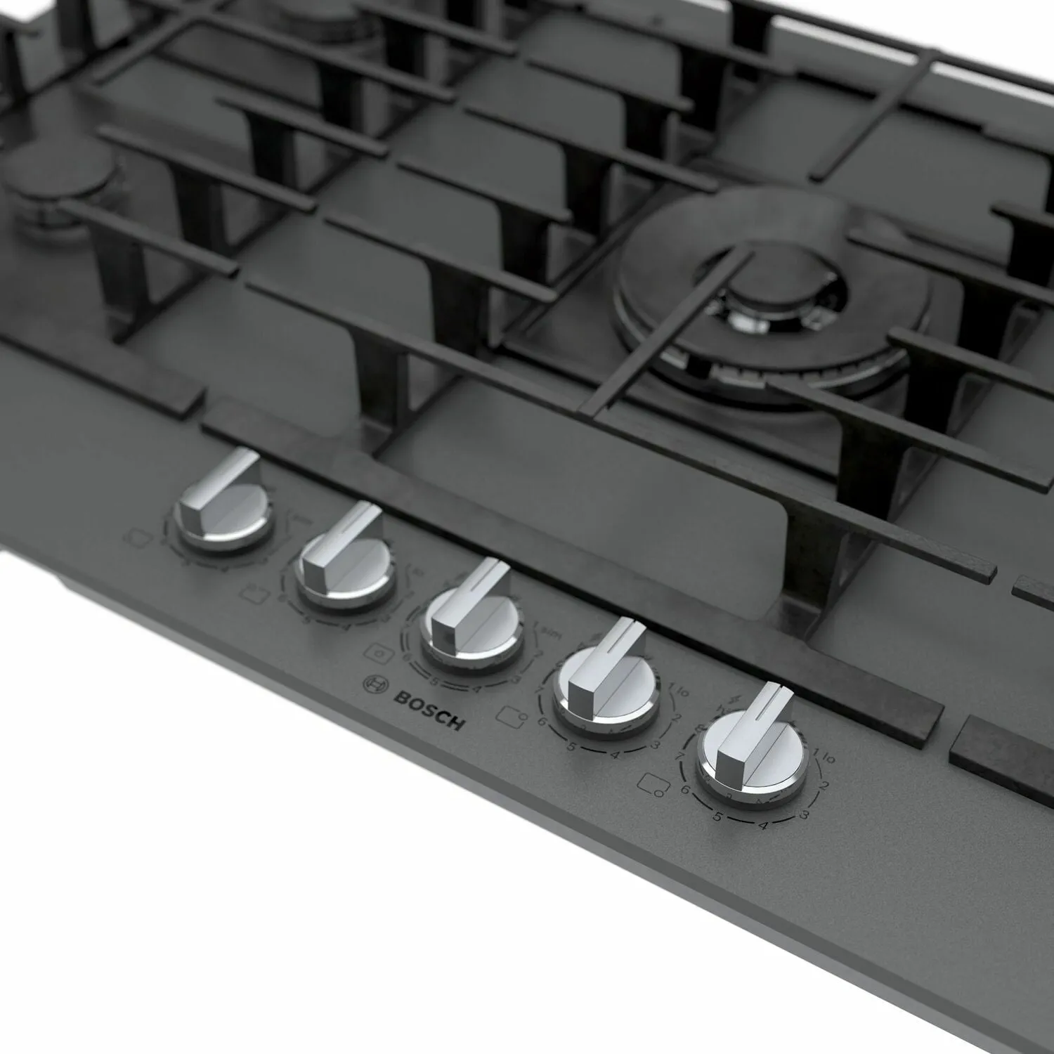 Bosch NGMP677UC Benchmark? Gas Cooktop 36'' Hard Glass, Dark Silver Ngmp677Uc