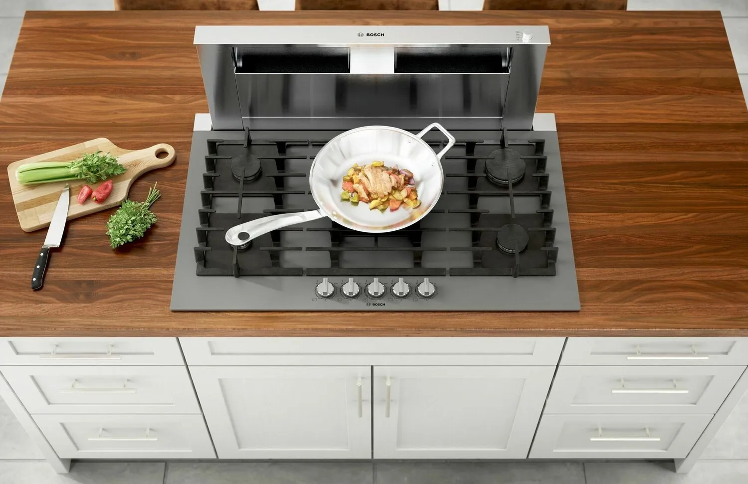 Bosch NGMP677UC Benchmark? Gas Cooktop 36'' Hard Glass, Dark Silver Ngmp677Uc