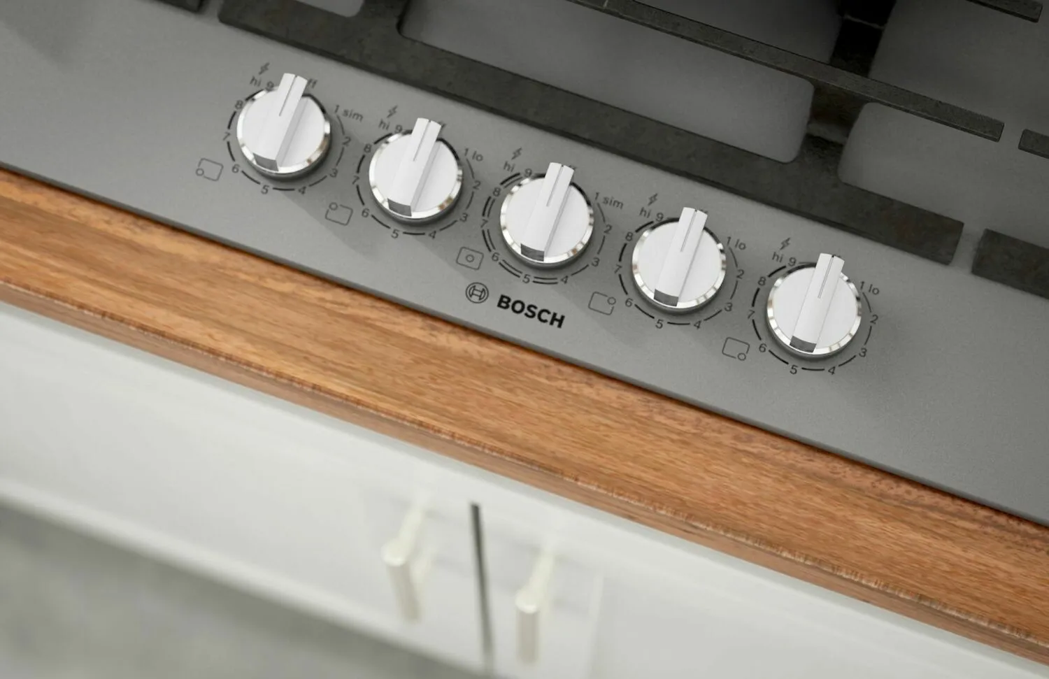 Bosch NGMP677UC Benchmark? Gas Cooktop 36'' Hard Glass, Dark Silver Ngmp677Uc