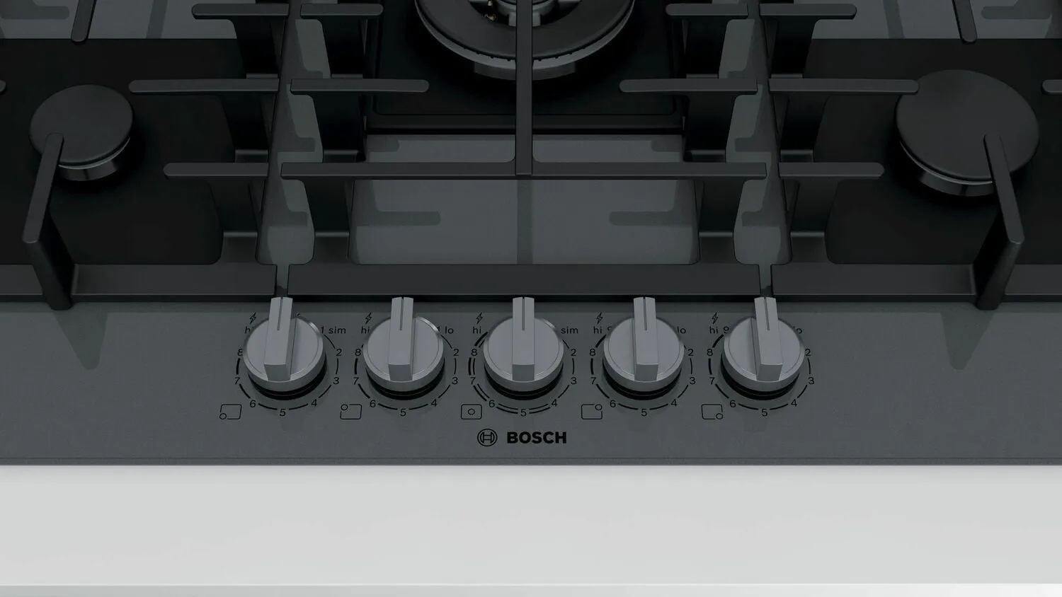 Bosch NGMP677UC Benchmark? Gas Cooktop 36'' Hard Glass, Dark Silver Ngmp677Uc