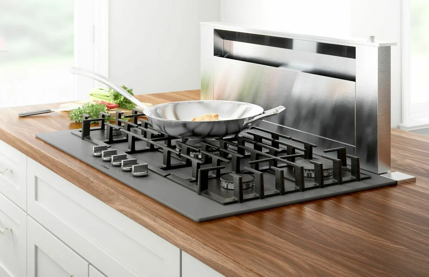 Bosch NGMP677UC Benchmark? Gas Cooktop 36'' Hard Glass, Dark Silver Ngmp677Uc
