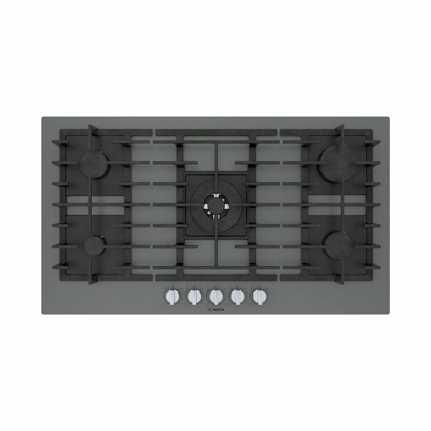 Bosch NGMP677UC Benchmark? Gas Cooktop 36'' Hard Glass, Dark Silver Ngmp677Uc