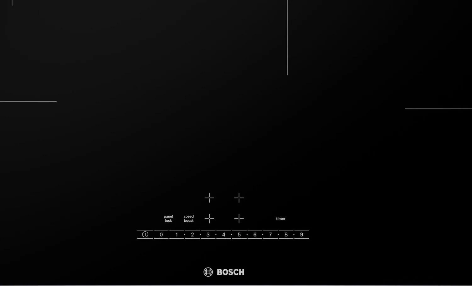 Bosch NIT5060UC 500 Series Induction Cooktop 30'' Black, Surface Mount Without Frame Nit5060Uc