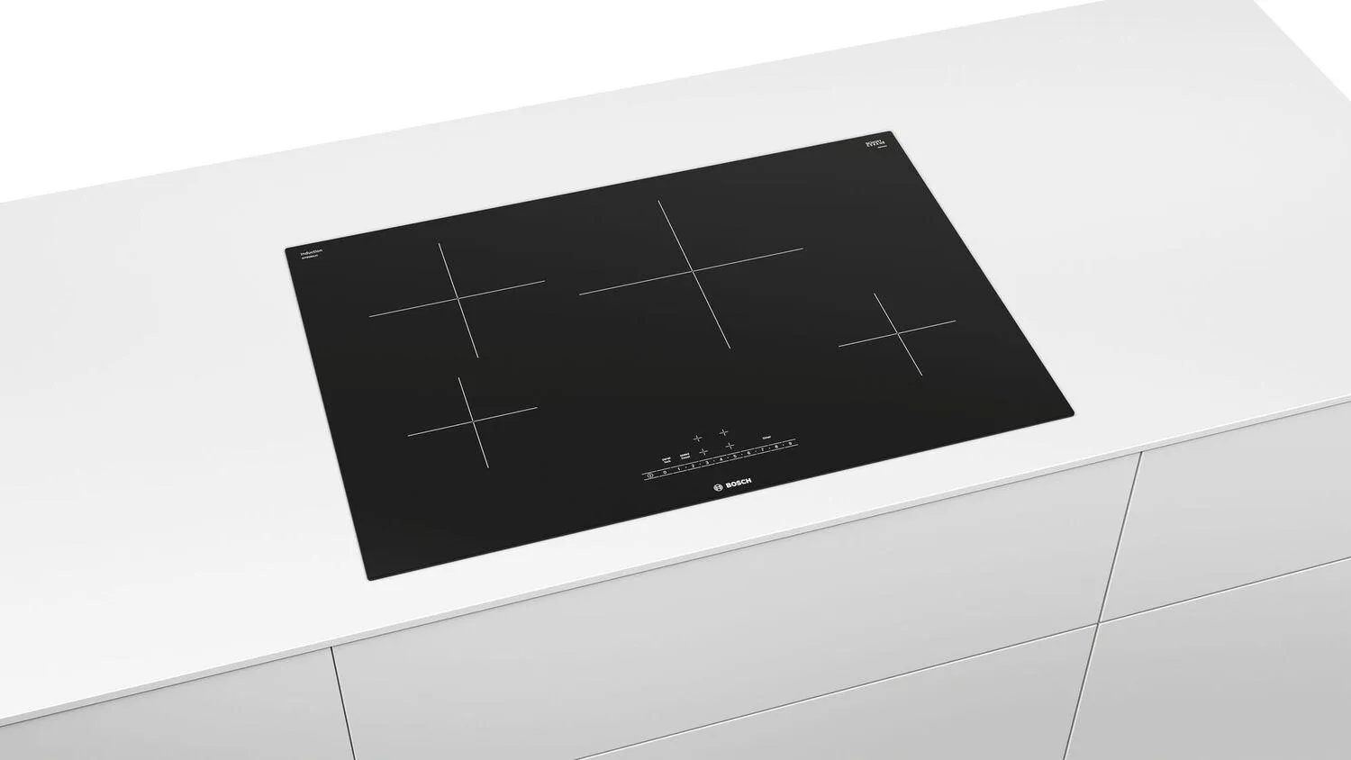 Bosch NIT5060UC 500 Series Induction Cooktop 30'' Black, Surface Mount Without Frame Nit5060Uc