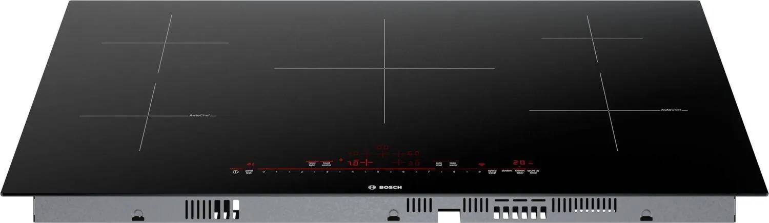 Bosch NIT8660UC 800 Series Induction Cooktop 36'' Black, Surface Mount Without Frame Nit8660Uc