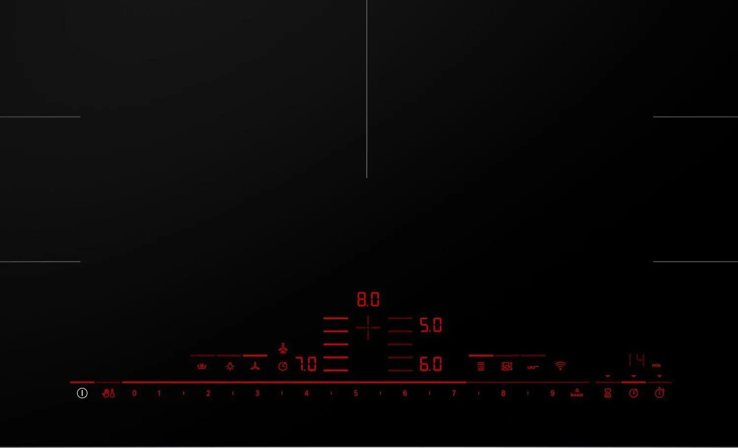 Bosch NITP660UC Benchmark Induction Cooktop 36'' Black, Surface Mount Without Frame Nitp660Uc