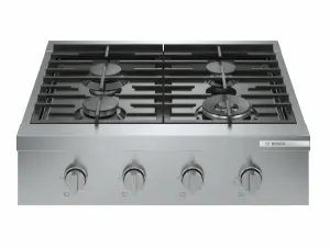 Bosch RGM8058UC 800 Series Gas Rangetop 30'' Stainless Steel Rgm8058Uc Gas 4 burner gas range for kitchen