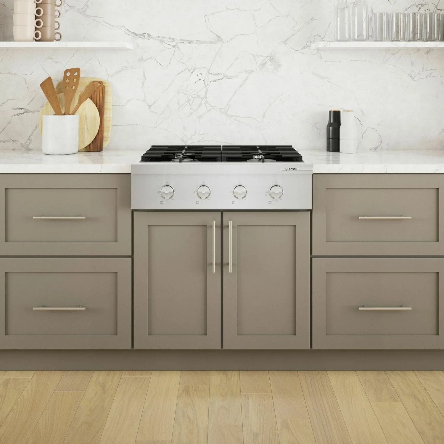 Bosch RGM8058UC 800 Series Gas Rangetop 30'' Stainless Steel Rgm8058Uc