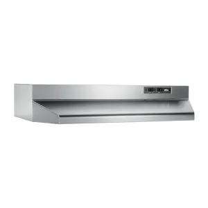 Broan 402404 24", Stainless Steel, Under-Cabinet Hood, 160 Cfm Ventilation Range Hoods high suction kitchen exhaust hood