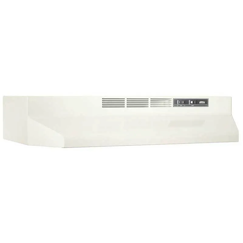 Broan 413002 30" Ductless Under-Cabinet Range Hood With Light In Bisque Ductless Hoods filterless ductless hood for apartment
