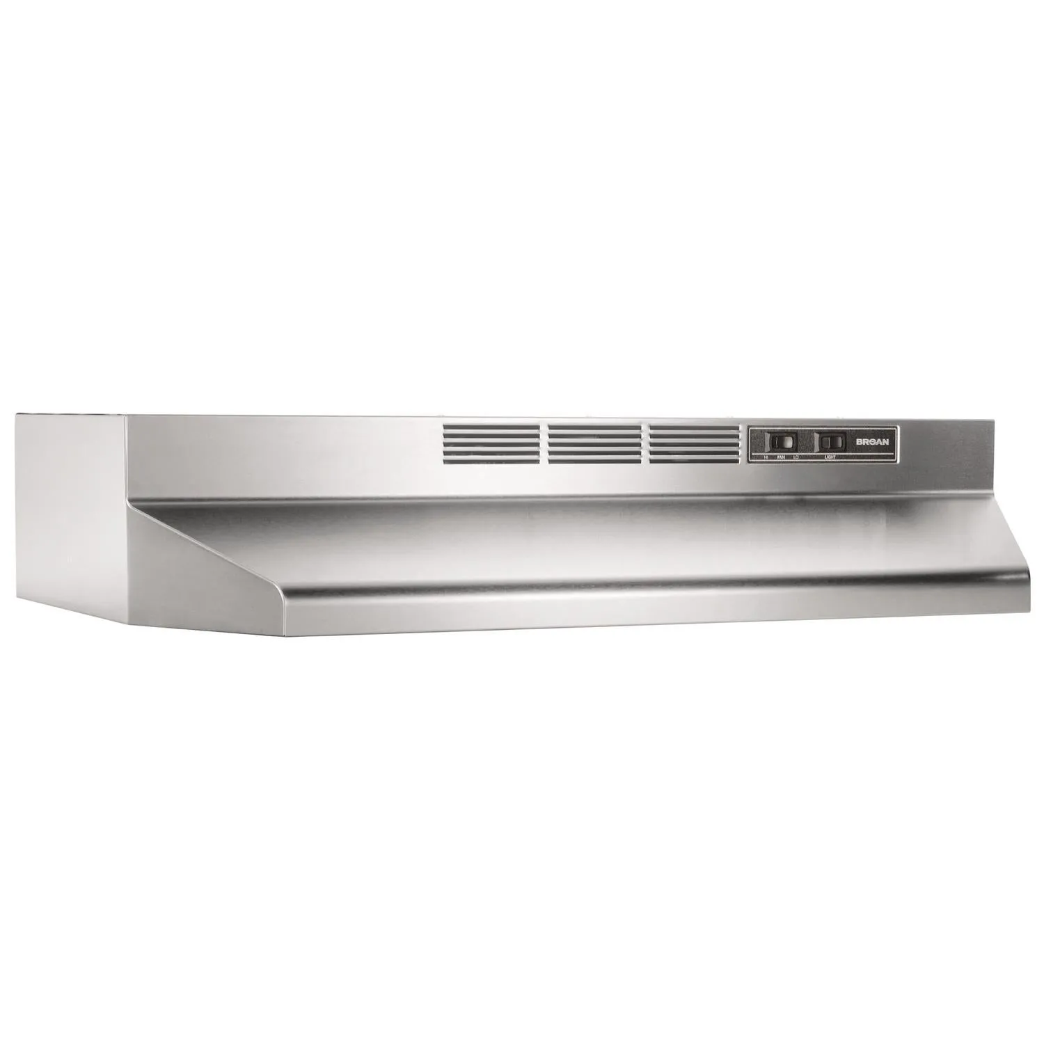 Broan 413604 Broan 36-Inch Ductless Under-Cabinet Range Hood, Stainless Steel Ventilation Range Hoods high suction kitchen exhaust hood