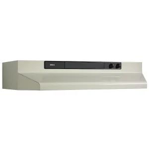 Broan 463002 Broan 30-Inch Convertible Under-Cabinet Range Hood, 220 Cfm, Bisque Convertable Hoods quiet convertible vent hood