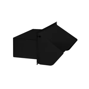 Broan 639 Broan-Nutone Steel Wall Cap, 3-1/4-Inch X 10-Inch Duct, Black Hood Accessories universal vent hood kits