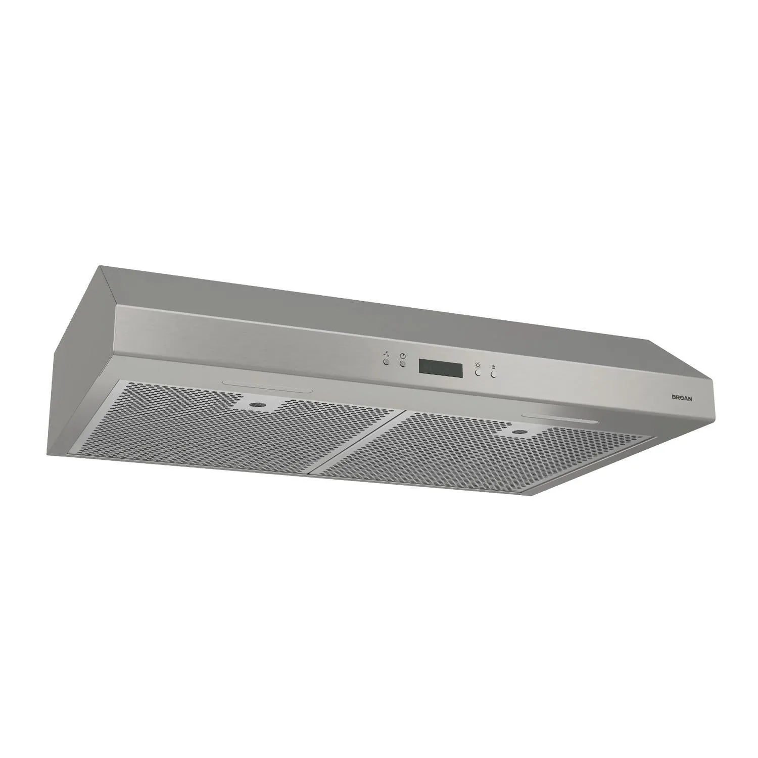Broan BCDJ142SS Broan Glacier 42-Inch Under-Cabinet Range Hood, 450 Max Blower Cfm Convertable Hoods quiet convertible vent hood