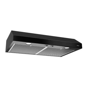 Broan BCSD124BL Broan 24-Inch Convertible Under-Cabinet Range Hood, Black Ductless Hoods filterless ductless hood for apartment