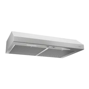 Broan BCSEK124WW Broan 24-Inch Convertible Under-Cabinet Range Hood, Energy Star, 300 Max Blower Cfm, White Convertable Hoods quiet convertible vent hood